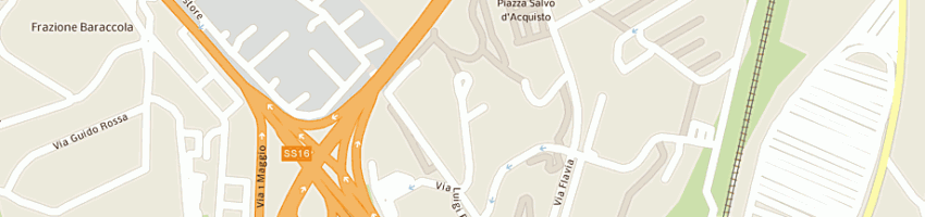 Mappa della impresa cavina claudio a ANCONA