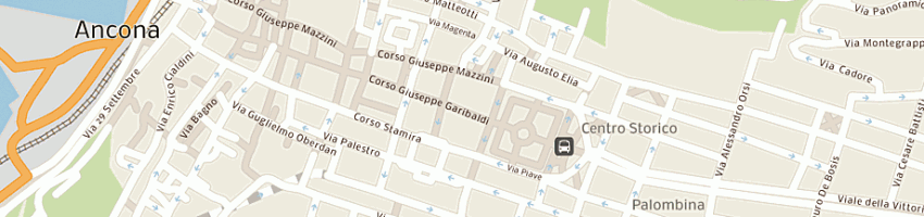 Mappa della impresa iana a ANCONA