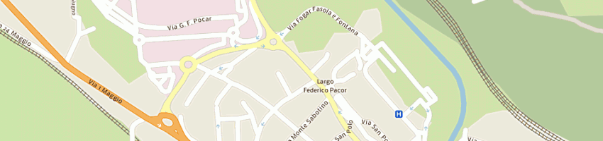 Mappa della impresa tutto gomme a MONFALCONE