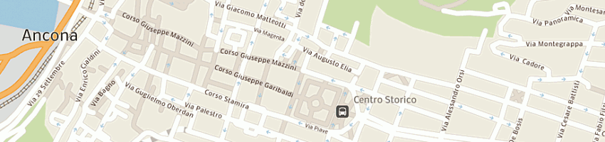 Mappa della impresa trebeschi piergiuseppe a ANCONA