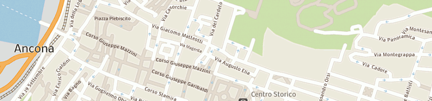 Mappa della impresa latitudine zero di colognato gerardo e moretti andrea snc a ANCONA