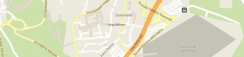 Mappa della impresa conad tavernelle srl a ANCONA