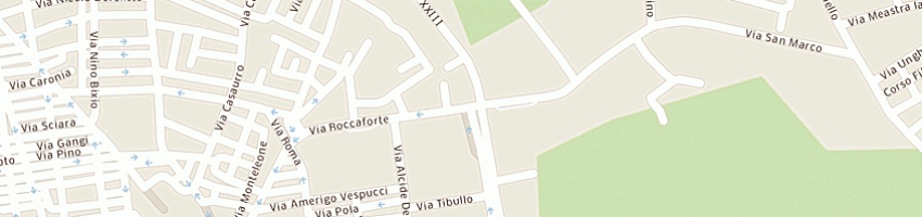 Mappa della impresa crispi salvatore a BAGHERIA