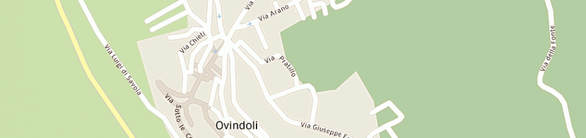 Mappa della impresa di santo patrizia a OVINDOLI