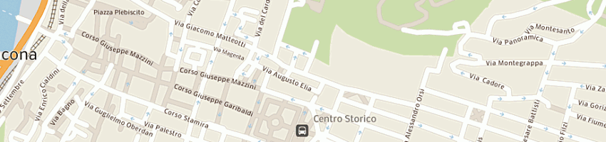 Mappa della impresa iorio maurizio sportswear a ANCONA