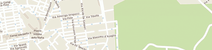 Mappa della impresa alfano vincenzo a BAGHERIA