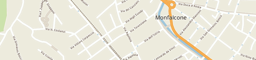 Mappa della impresa bar billy bar a MONFALCONE