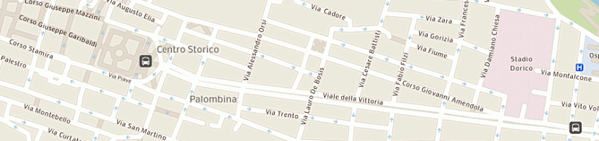Mappa della impresa frisoli franco a ANCONA
