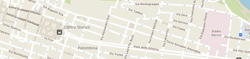 Mappa della impresa pescheria recchi sas a ANCONA