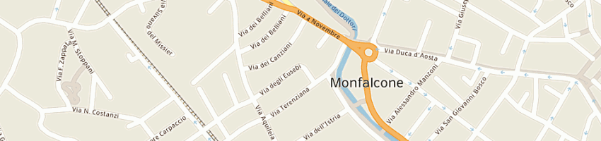 Mappa della impresa fabris emilio a MONFALCONE