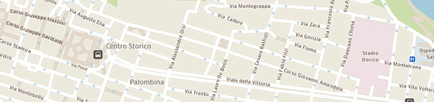 Mappa della impresa mina di rinaldi romilde a ANCONA