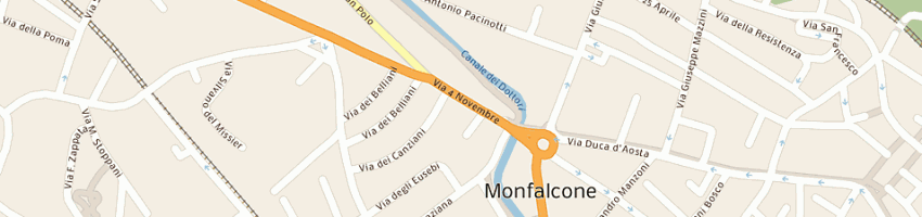 Mappa della impresa corbellini spa a GORIZIA