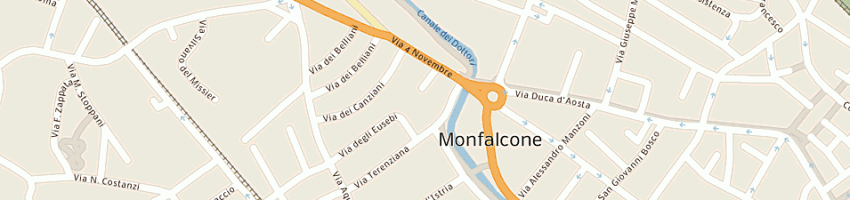 Mappa della impresa il garage snc di lebus a e mucchiut m a MONFALCONE