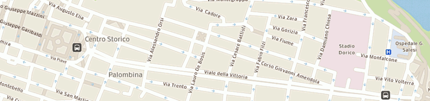 Mappa della impresa il discolo di corsi a e c sas a ANCONA