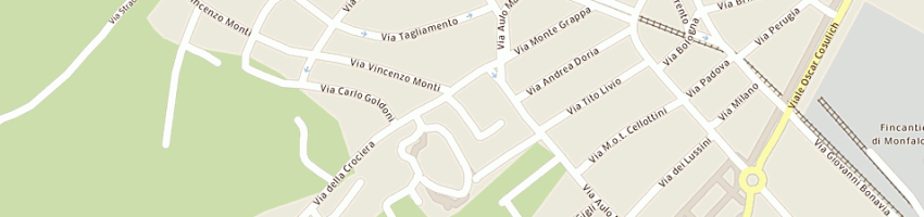 Mappa della impresa aspiag service srl a MONFALCONE