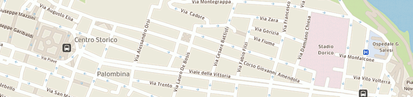 Mappa della impresa mara intimo di matteucci mara e c sas a ANCONA