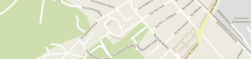 Mappa della impresa casalino gian domenico a MONFALCONE