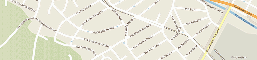 Mappa della impresa farmacia comunale a MONFALCONE