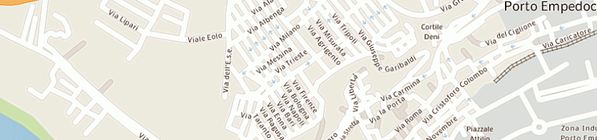 Mappa della impresa gatto rosalia a PORTO EMPEDOCLE