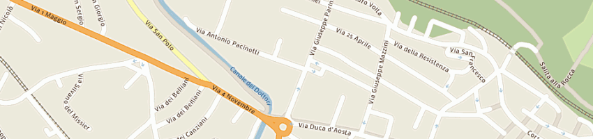 Mappa della impresa cgi srl compagnia generale italiana a MONFALCONE