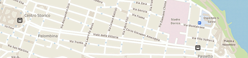 Mappa della impresa tarducci adriano a ANCONA