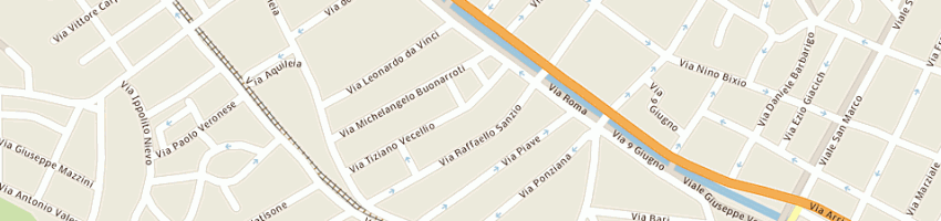 Mappa della impresa mreza srl a MONFALCONE