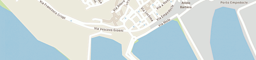 Mappa della impresa reggenza segnalamenti marittimi a PORTO EMPEDOCLE