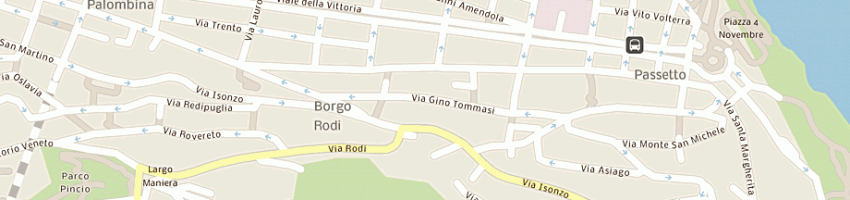 Mappa della impresa studio gaggiotti gambacorta e associati a ANCONA