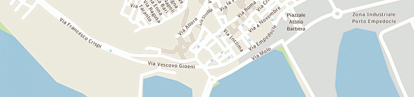 Mappa della impresa poste e telecomunicazioni a PORTO EMPEDOCLE