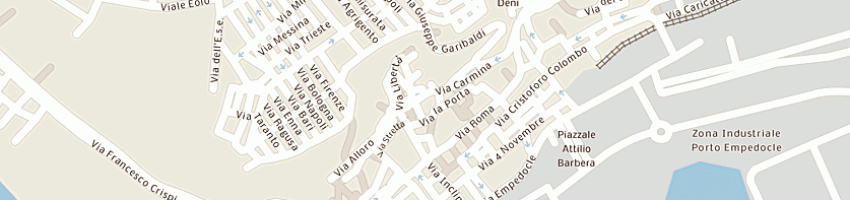 Mappa della impresa catania pietro a PORTO EMPEDOCLE