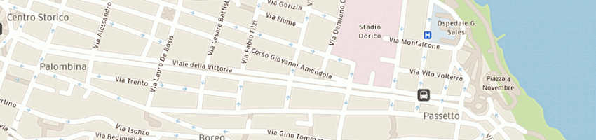 Mappa della impresa pop corn a ANCONA