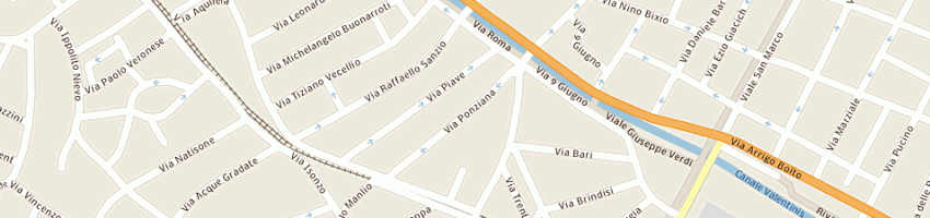 Mappa della impresa guidobaldi guido a MONFALCONE