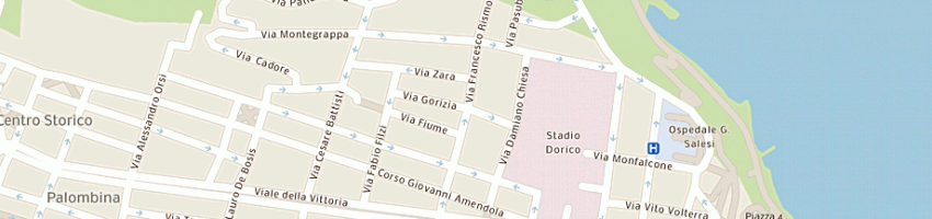 Mappa della impresa lamonea srl a ANCONA