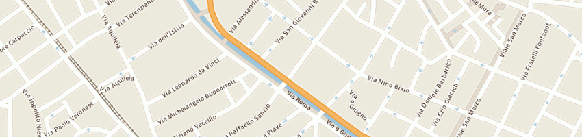 Mappa della impresa macelleria gerolin valentino a MONFALCONE