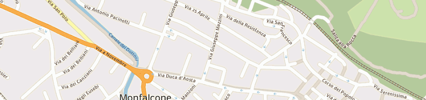 Mappa della impresa de marchi sergio a MONFALCONE