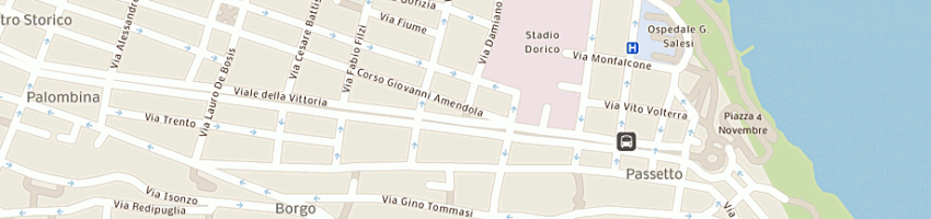 Mappa della impresa fornerie stacchiotti simone e flli snc a ANCONA