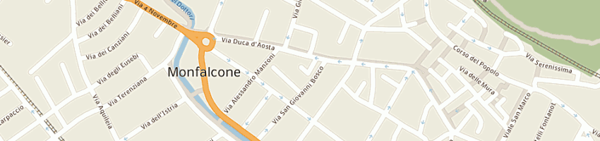 Mappa della impresa clemente lidia a MONFALCONE