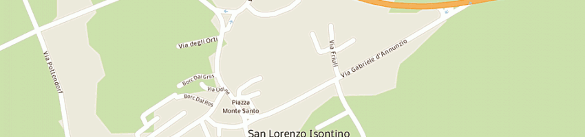 Mappa della impresa agraria orzan luigi a SAN LORENZO ISONTINO