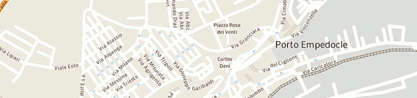 Mappa della impresa albanese giuseppe a PORTO EMPEDOCLE
