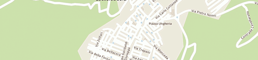 Mappa della impresa ingro' market di armando milo' a CASTELDACCIA