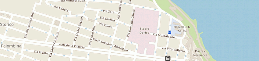 Mappa della impresa magistrelli franco a ANCONA