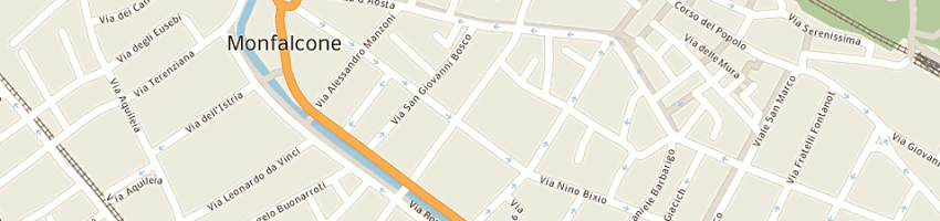 Mappa della impresa mazzarini danilo a MONFALCONE