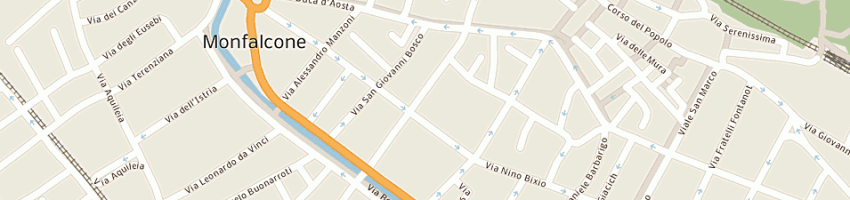 Mappa della impresa banca monte dei paschi di siena spa a MONFALCONE