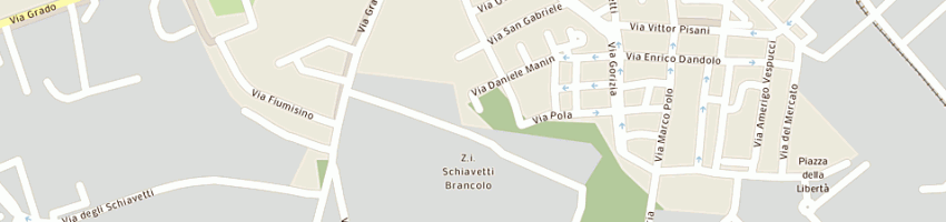 Mappa della impresa zanus lorena a VENEZIA