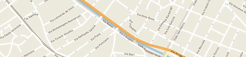 Mappa della impresa studio romani cristiano a MONFALCONE