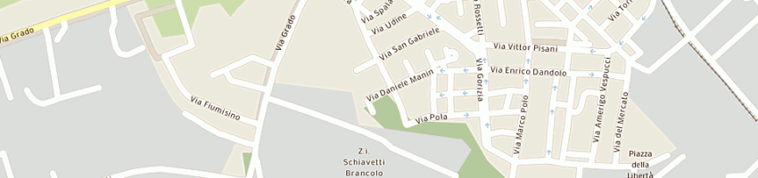 Mappa della impresa free house pub (snc) a VENEZIA