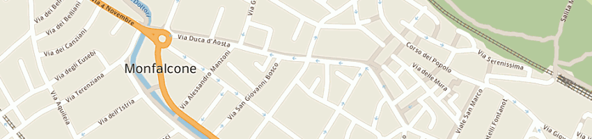 Mappa della impresa furlan fabio a MONFALCONE