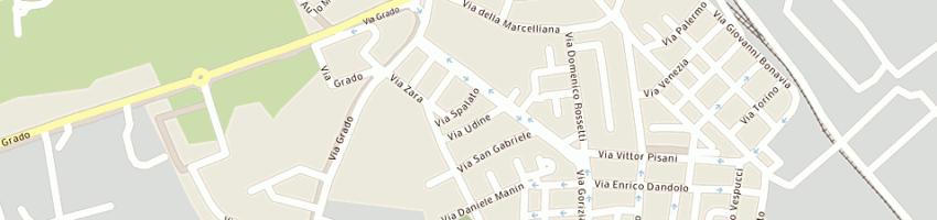 Mappa della impresa verzegnassi claudio e c snc a MONFALCONE