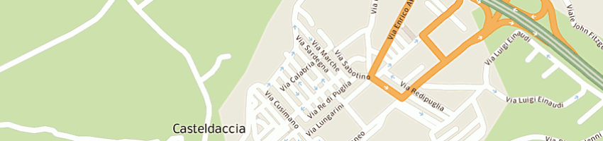 Mappa della impresa tieffe casa di tomasello rosalia maria a CASTELDACCIA