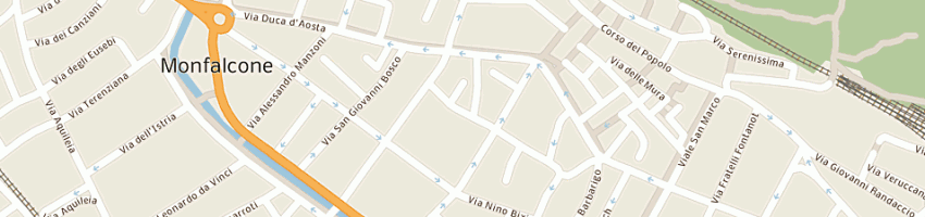 Mappa della impresa centro di aiuto alla vita a MONFALCONE